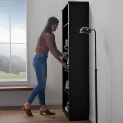 72" Elaine 5 Shelf Standard Bookcase - Brookside Home 27 72" Elaine 5 Shelf Standard Bookcase - Brookside Home -Baxton Studio Store GUEST 6f8f9724 3926 472e ade4 af0f11fb2745