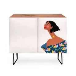 Maritza Lisa Always Looking Up Credenza - Deny Designs -Baxton Studio Store GUEST 72869588 f3fc 4795 b496 dceaf001daa9