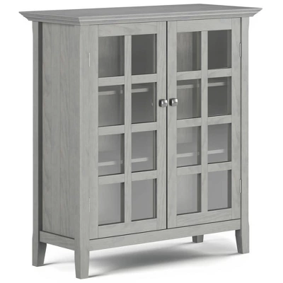 Medium Normandy Storage Cabinet Fog Gray - WyndenHall 3 Medium Normandy Storage Cabinet Fog Gray - WyndenHall