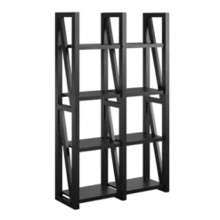 60" Liberty Bookshelf/Room Divider Black - Room & Joy -Baxton Studio Store GUEST 76886087 3d6f 437c bcc5 62e4a300e056