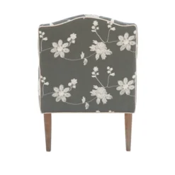Floral Upholstered Armchair - Gray - Linon -Baxton Studio Store GUEST 77540cc4 f048 4b04 9b9b fc2c47f9ebae
