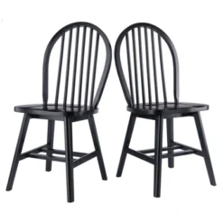 2pc Windsor Chair Set - Winsome -Baxton Studio Store GUEST 7b40bc55 eef9 4b96 a857 4306ea76a0b3