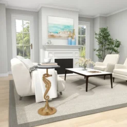 Coastal Seahorse Accent Table Gold - Olivia & May -Baxton Studio Store GUEST 7c3020c9 c950 4a4c 92df e04b0fdf2eb0