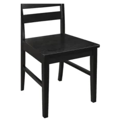 Set Of 2 Wood Ladder Back Dining Chair Black - Saracina Home -Baxton Studio Store GUEST 7d26960c 2aaa 41f0 b2e5 6eb125d42425