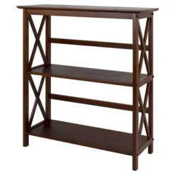 33.5" Montego 3 Tier Bookcase - Flora Home 15 33.5" Montego 3 Tier Bookcase - Flora Home -Baxton Studio Store GUEST 7eb8ed41 8735 4512 aa32 f874a906bd69