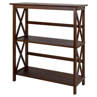 33.5" Montego 3 Tier Bookcase - Flora Home 9 33.5" Montego 3 Tier Bookcase - Flora Home - Image 7