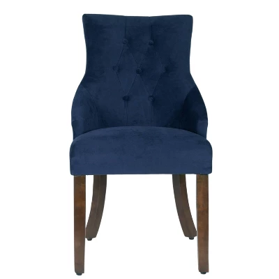 Tufted Accent Chair Blue - HomePop 7 Tufted Accent Chair Blue - HomePop - Image 5