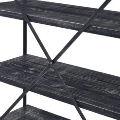 68" Farrells Industrial 5 Shelf Bookcase Gray - Christopher Knight Home -Baxton Studio Store GUEST 822582aa 36a5 4cf3 9eb0 dea0d7f7c6bc