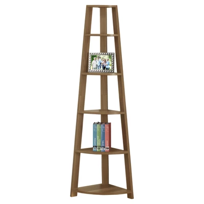 Bookcase With Corner Accent Étagère 60" - EveryRoom® 9 Bookcase With Corner Accent Étagère 60" - EveryRoom® - Image 7