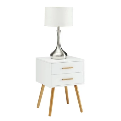 Oslo 2 Drawer End Table - Breighton Home 4 Oslo 2 Drawer End Table - Breighton Home - Image 2