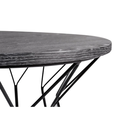 Fleur Side Table Noir Black - Adore Decor 4 Fleur Side Table Noir Black - Adore Decor - Image 2