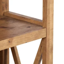 Saint Birch Houston 5-shelf Bookcase, Rustic Brown -Baxton Studio Store GUEST 8b5e22dc 39d6 4121 a110 f82edc737602