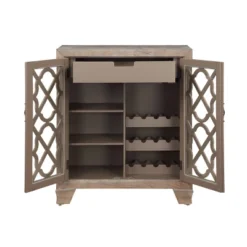 Highrise Wine Cabinet Light Brown - Treasure Trove Accents -Baxton Studio Store GUEST 8bf8f186 33b4 488c 9608 60a33c1a083f