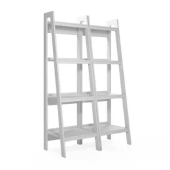 Viewfield 4 Shelf Ladder Bookcase Bundle - Room & Joy 17 Viewfield 4 Shelf Ladder Bookcase Bundle - Room & Joy -Baxton Studio Store GUEST 8c8f2466 f944 4859 b5bd 9f575a090a0e