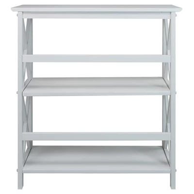33.5" Montego 3 Tier Bookcase - Flora Home 5 33.5" Montego 3 Tier Bookcase - Flora Home - Image 3