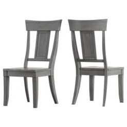 South Hill Panelled Back Dining Chair 2 In Set - Inspire Q® -Baxton Studio Store GUEST 8e2c59d0 b547 4bfc 98ce 82d1c8398afc