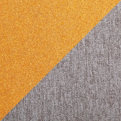 Set Of 2 Highback Fuji Polyester/Steel Dining Chairs Gold/Light Gray - LumiSource 9 Set Of 2 Highback Fuji Polyester/Steel Dining Chairs Gold/Light Gray - LumiSource - Image 7