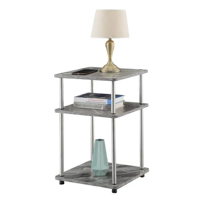 No Tools 3 Tier End Table - Breighton Home 4 No Tools 3 Tier End Table - Breighton Home - Image 2