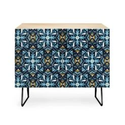 Heather Dutton Andalusia Midnight Blues Credenza - Deny Designs -Baxton Studio Store GUEST 921d2be6 d60f 4b56 8129 6def69d0e9a0