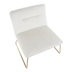 Casper Contemporary Upholstered Accent Chair Gold/Cream - LumiSource 15 Casper Contemporary Upholstered Accent Chair Gold/Cream - LumiSource -Baxton Studio Store GUEST 939caf2e db2f 463c bd1e 30384627d694