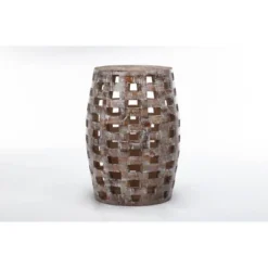 26" Hampton Side Table Weathered Walnut - Boraam -Baxton Studio Store GUEST 94736adc 81a0 4de0 876f 63e4a750a044