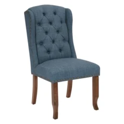 Jessica Tufted Wingback Dining Chair - OSP Home Furnishings -Baxton Studio Store GUEST 95666bd2 5d0c 4098 9b4c 7fd969bd7248