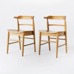 2pk Kaysville Curved Back Wood Dining Chair - Threshold™ Designed With Studio McGee 19 2pk Kaysville Curved Back Wood Dining Chair - Threshold™ Designed With Studio McGee -Baxton Studio Store GUEST 96181127 0bb6 41a1 999c 8f5d44c53b74