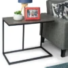 28" Hubbard Wide C Side Table Warm Gray - WyndenHall 2 28" Hubbard Wide C Side Table Warm Gray - WyndenHall -Baxton Studio Store GUEST 96fab4c2 39ee 4b43 be05 dacae61c6faf