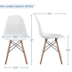 Yaheetech Modern Dining Chairs With Natural Beech Wood Set Of 4 15 Yaheetech Modern Dining Chairs With Natural Beech Wood Set Of 4 -Baxton Studio Store GUEST 9759cccb 83e3 4822 b53b eff5223ccb6a