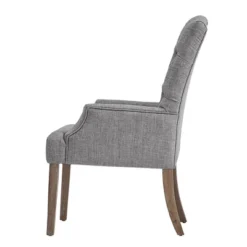 Raghnaid Distressed Tufted Linen Dining Chair - Inspire Q 13 Raghnaid Distressed Tufted Linen Dining Chair - Inspire Q -Baxton Studio Store GUEST 98434de4 deb4 4904 befe 61b96ef649ce