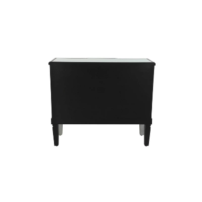 Glam Mirrored Rectangular Storage Cabinet Silver - Olivia & May 4 Glam Mirrored Rectangular Storage Cabinet Silver - Olivia & May - Image 2