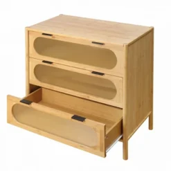 Aash 3-drawer Environmentally Friendly Bamboo Ccent Cabinet With Storage, Pale Yellow Finish- The Pop Maison 12 Aash 3-drawer Environmentally Friendly Bamboo Ccent Cabinet With Storage, Pale Yellow Finish- The Pop Maison -Baxton Studio Store GUEST 99c8164a 643a 47ce be3a 7f8d36e4dc2f