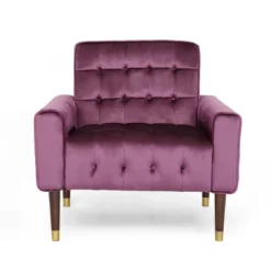 Bourchier Modern Glam Velvet Armchair - Christopher Knight Home -Baxton Studio Store GUEST 9a3415e9 794f 44ad a5d6 07cc91b6f5d5
