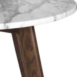 20" Gabrielle Marble Round Side Table Walnut - Poly & Bark 11 20" Gabrielle Marble Round Side Table Walnut - Poly & Bark -Baxton Studio Store GUEST 9a3efa60 a861 49b1 ba4c 4aee310bb4e1