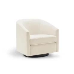 ELuxury Swivel Barrel Chair -Baxton Studio Store GUEST 9b3e7d0e b75e 404d ace7 8a13afae7e0d