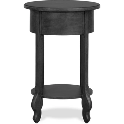 James Round Side Table Dark Gray - Finch 6 James Round Side Table Dark Gray - Finch - Image 4