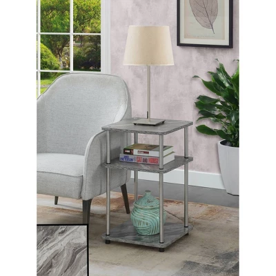 No Tools 3 Tier End Table - Breighton Home 3 No Tools 3 Tier End Table - Breighton Home