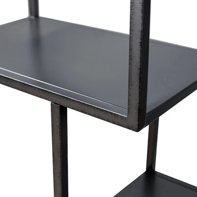 69" Dustin 6 Shelf Bookcase Dark Gray - HOMES: Inside + Out 6 69" Dustin 6 Shelf Bookcase Dark Gray - HOMES: Inside + Out - Image 4