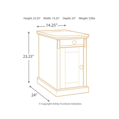 Laflorn Chair Side End Table Gray - Signature Design By Ashley 10 Laflorn Chair Side End Table Gray - Signature Design By Ashley - Image 8