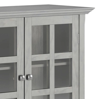 Medium Normandy Storage Cabinet Fog Gray - WyndenHall 5 Medium Normandy Storage Cabinet Fog Gray - WyndenHall - Image 3