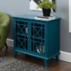 Versatile Fretwork Accent Storage Cabinet Blue - Saracina Home -Baxton Studio Store GUEST a214f1b0 7fcc 4ac1 969b 79e92f59d2c3