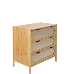 Aash 3-drawer Environmentally Friendly Bamboo Ccent Cabinet With Storage, Pale Yellow Finish- The Pop Maison 13 Aash 3-drawer Environmentally Friendly Bamboo Ccent Cabinet With Storage, Pale Yellow Finish- The Pop Maison -Baxton Studio Store GUEST a362345c f7cb 4b60 8ee7 7b6cc88307ea