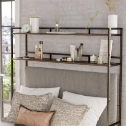 64.88" Beverly Over The Bed Storage For Full And Full XL Beds - Novogratz -Baxton Studio Store GUEST a53a65ca 1a3e 472e bc80 55d073046acb