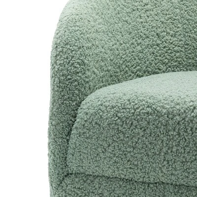 Pierfranco Wooden Upholstered Accent Barrel Chair Swivel Barrel Chair With Metal Base | ARTFUL LIVING DESIGN 9 Pierfranco Wooden Upholstered Accent Barrel Chair Swivel Barrel Chair With Metal Base | ARTFUL LIVING DESIGN - Image 7