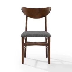 Set Of 2 Landon Wood Dining Chairs With Upholstered Seat - Crosley -Baxton Studio Store GUEST a7775518 175f 4f1d 9621 f78b8bc2ce41