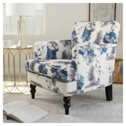 Boaz Upholstered Club Chair - Floral Print - Christopher Knight Home 7 Boaz Upholstered Club Chair - Floral Print - Christopher Knight Home -Baxton Studio Store GUEST a7b15c03 4271 4b00 afda 607674e413c4