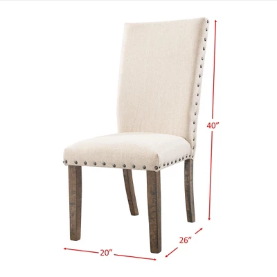 Dex Upholster Side Chair Set Cream/Smokey Walnut Brown - Picket House Furnishings 8 Dex Upholster Side Chair Set Cream/Smokey Walnut Brown - Picket House Furnishings - Image 6