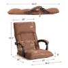 Costway 14-Position Floor Chair Lazy Sofa W/Adjustable Back Headrest Waist 2 Costway 14-Position Floor Chair Lazy Sofa W/Adjustable Back Headrest Waist -Baxton Studio Store GUEST abbb9bf8 4558 4e61 9f72 9245059c4866
