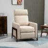 HOMCOM Manual Recliner Chair For Living Room Bedroom, Reclining Sofa Armchair With Footrest, Greige 1 HOMCOM Manual Recliner Chair For Living Room Bedroom, Reclining Sofa Armchair With Footrest, Greige -Baxton Studio Store GUEST abf16880 7aa3 4b79 bb37 eddc959cd43f