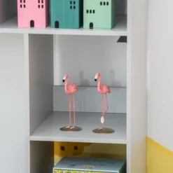 HOMCOM 47" Kids Reading Nook Organizer, Freestanding 15-Cubby Bookcase Storage Cabinet With Cushioned Seat For Toys, Books, Clothes -Baxton Studio Store GUEST aec24282 92da 4e8c 863d 28e0e9c0794c